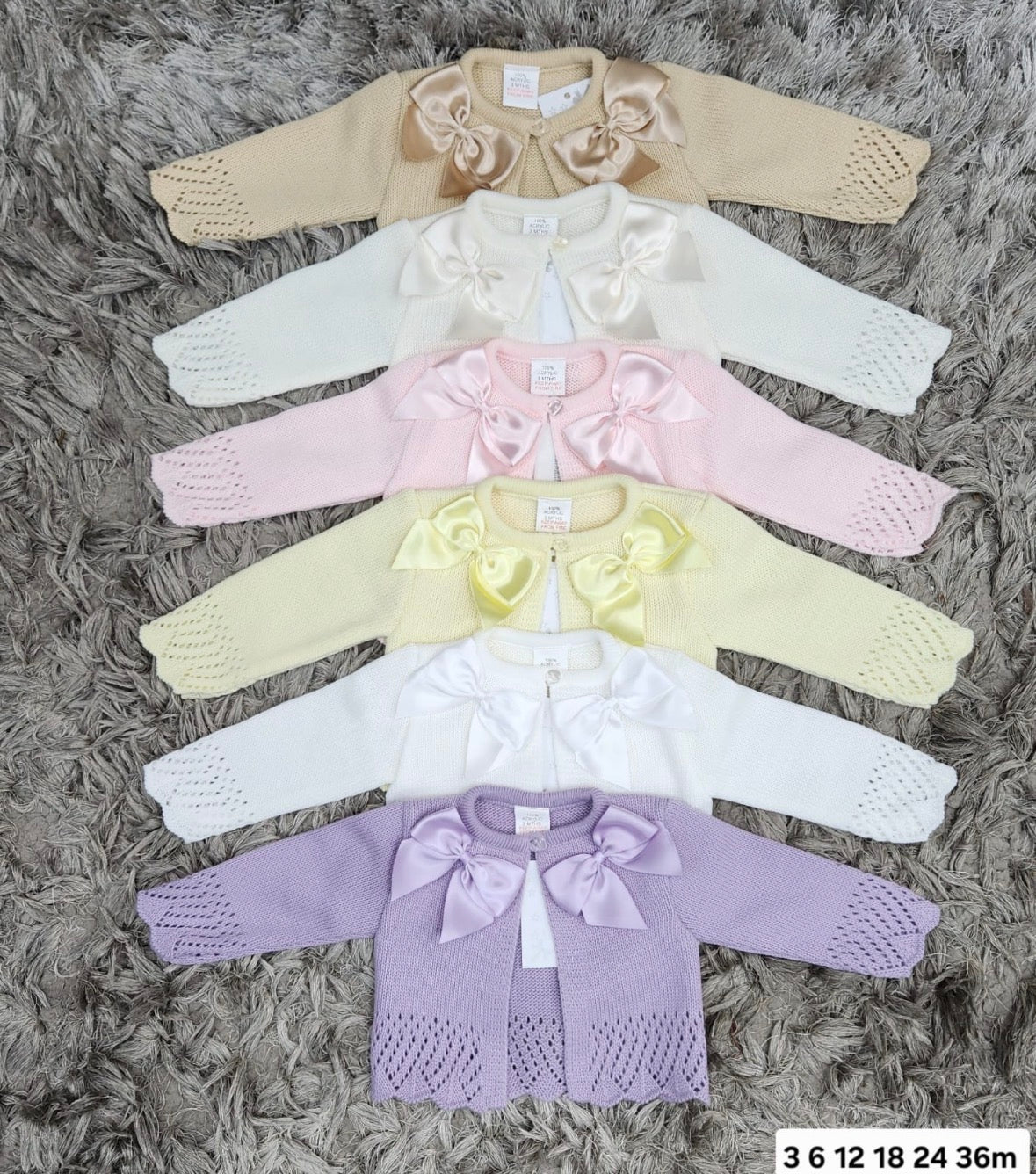 Cardigan with 2 Bows