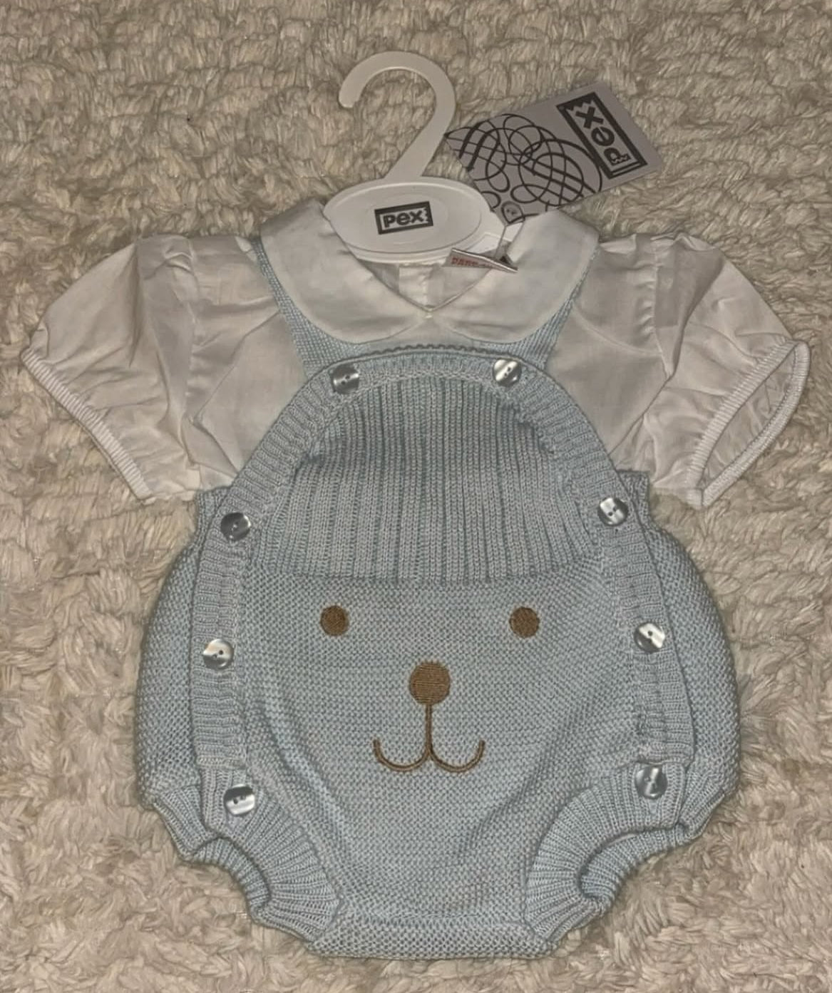 Pex Teddy Romper & Shirt