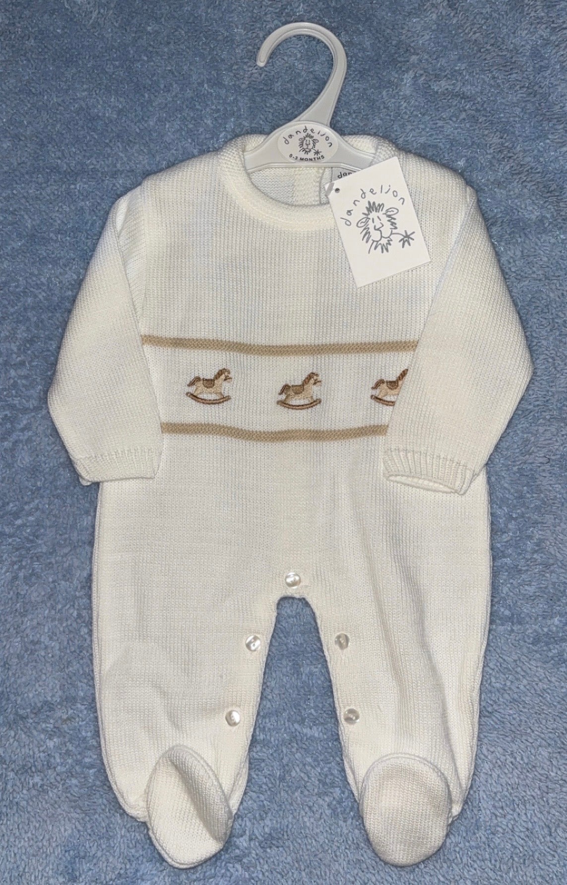 Dandelion Rocking Horse Sleepsuit