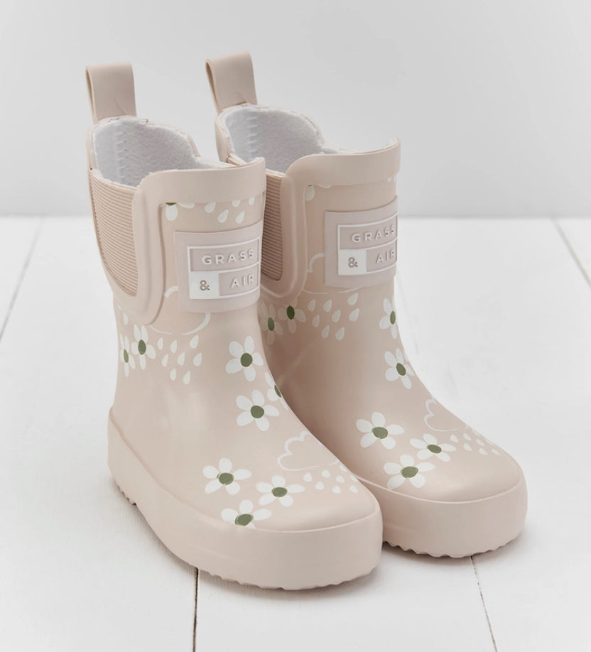 Floral Grass & Air Wellies