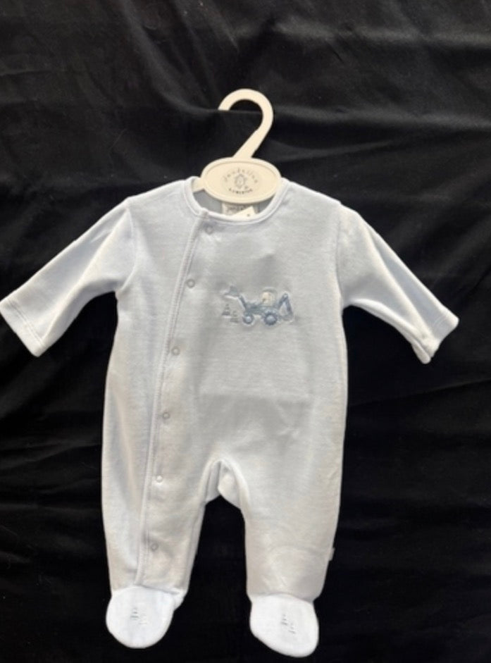 Dandelion Velour Sleepsuit