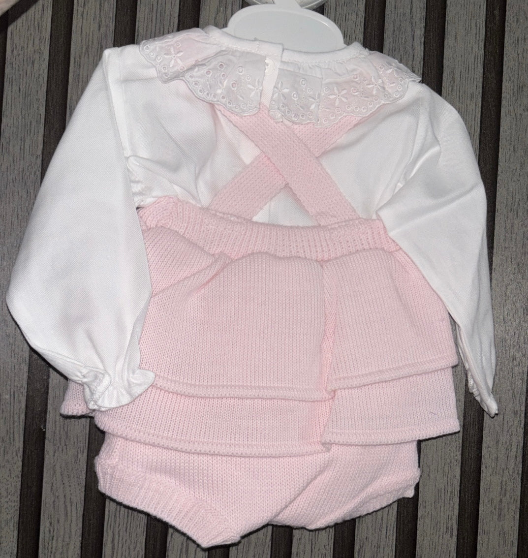 Knitted Romper & Shirt