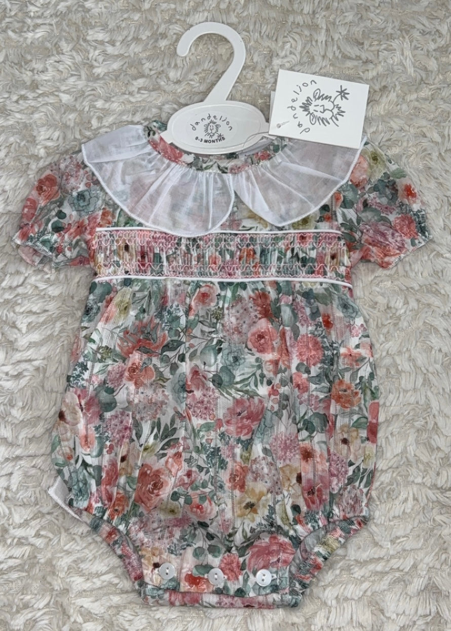 Dandelion Floral Romper