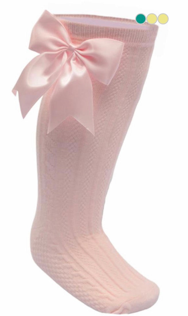 Bow Socks - Knee High