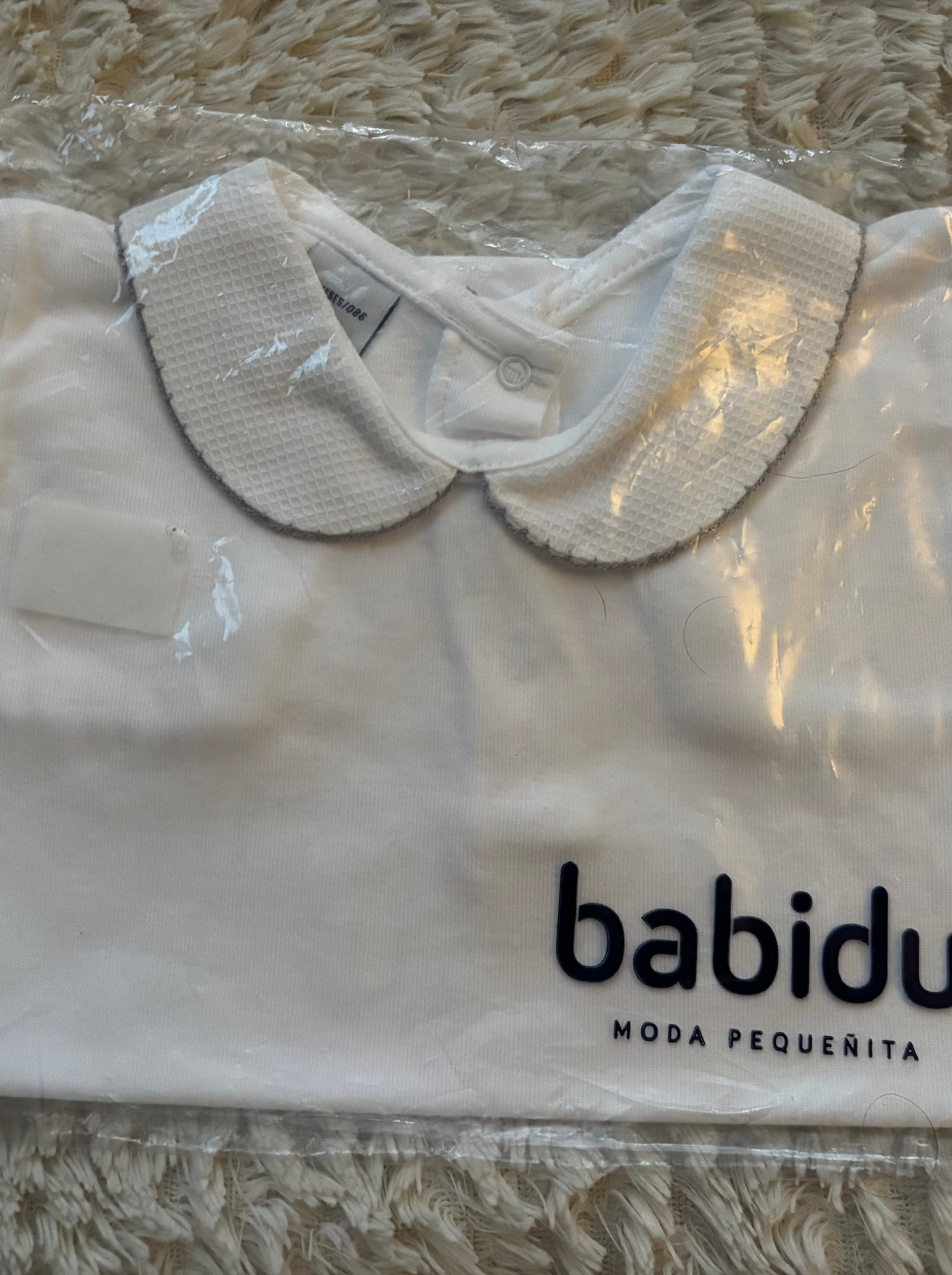 Grey Trim Boys Babidu Vest