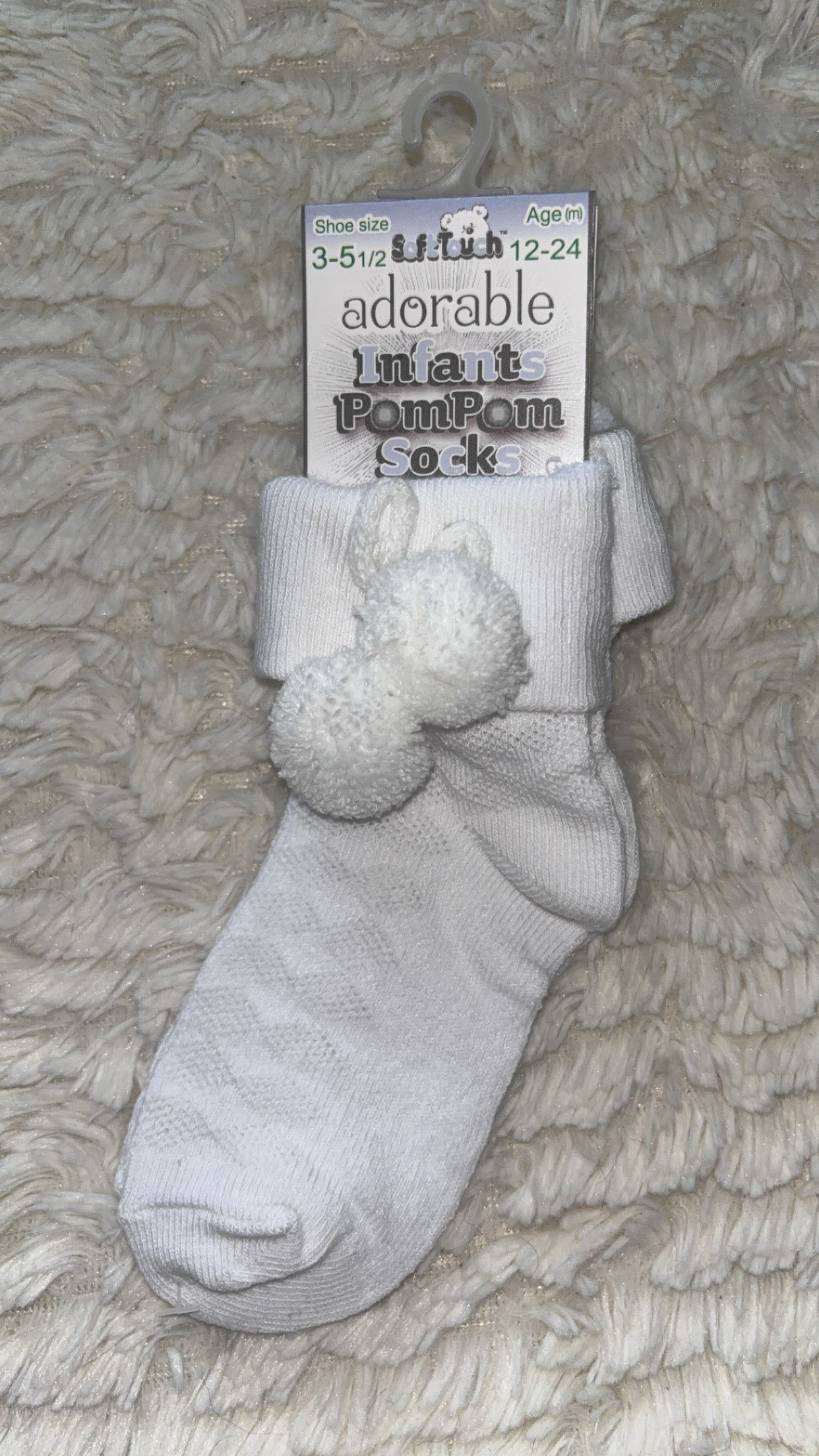 Pompom Socks - Ankle Length