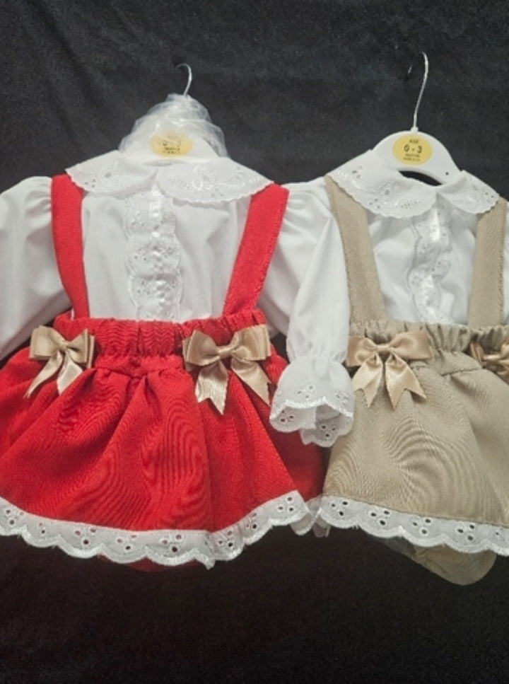 Coloured Peplum Rompers