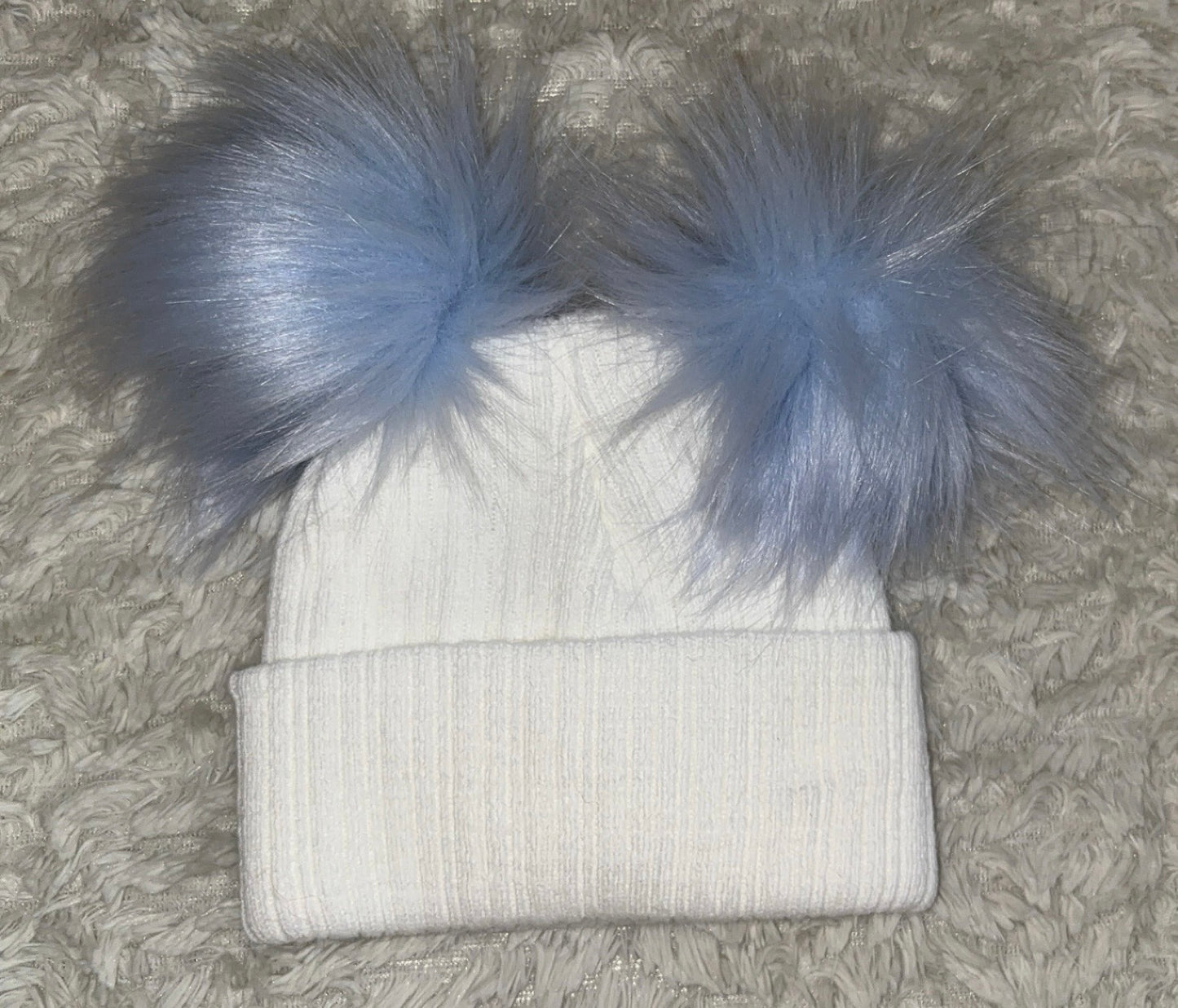 Double PomPom Hats