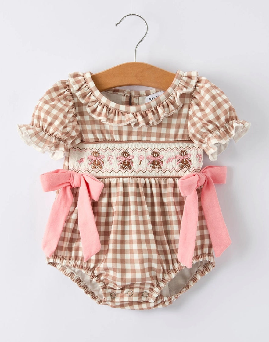 Gingerbread Romper