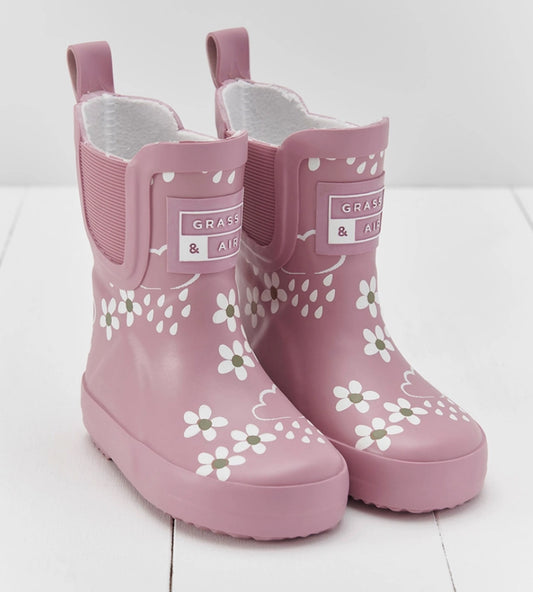 Floral Grass & Air Wellies