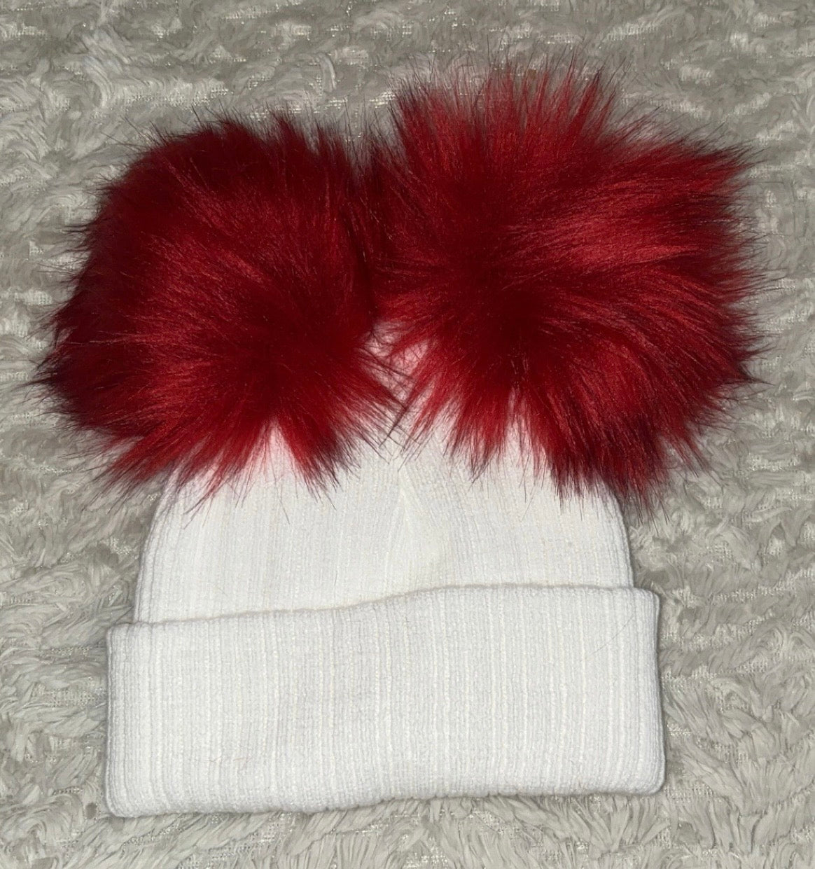 Double PomPom Hats