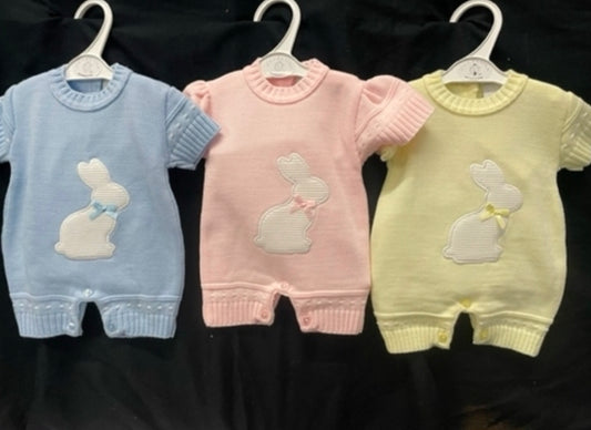 Dandelion Knitted Bunny Romper