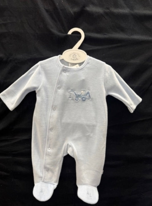Dandelion Velour Sleepsuit