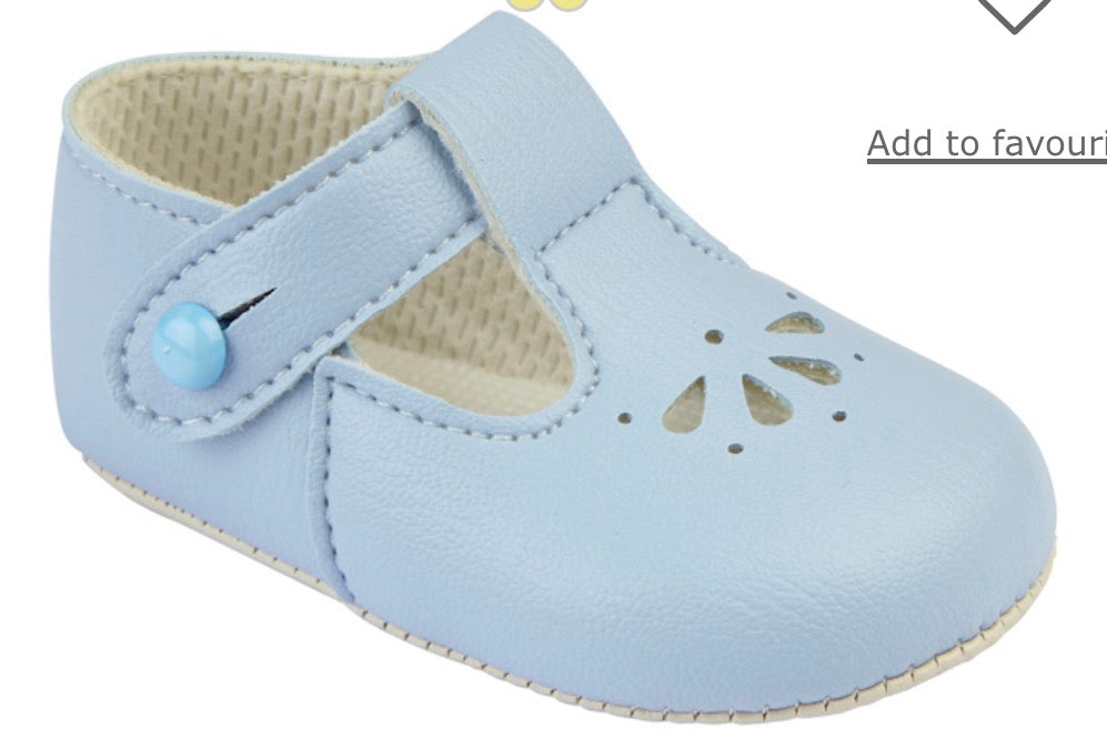 Boys Punched Pattern Baypods - Soft Sole