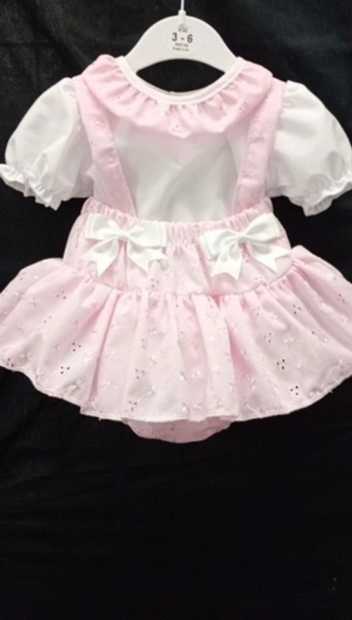 Broderie Anglais Peplum Romper