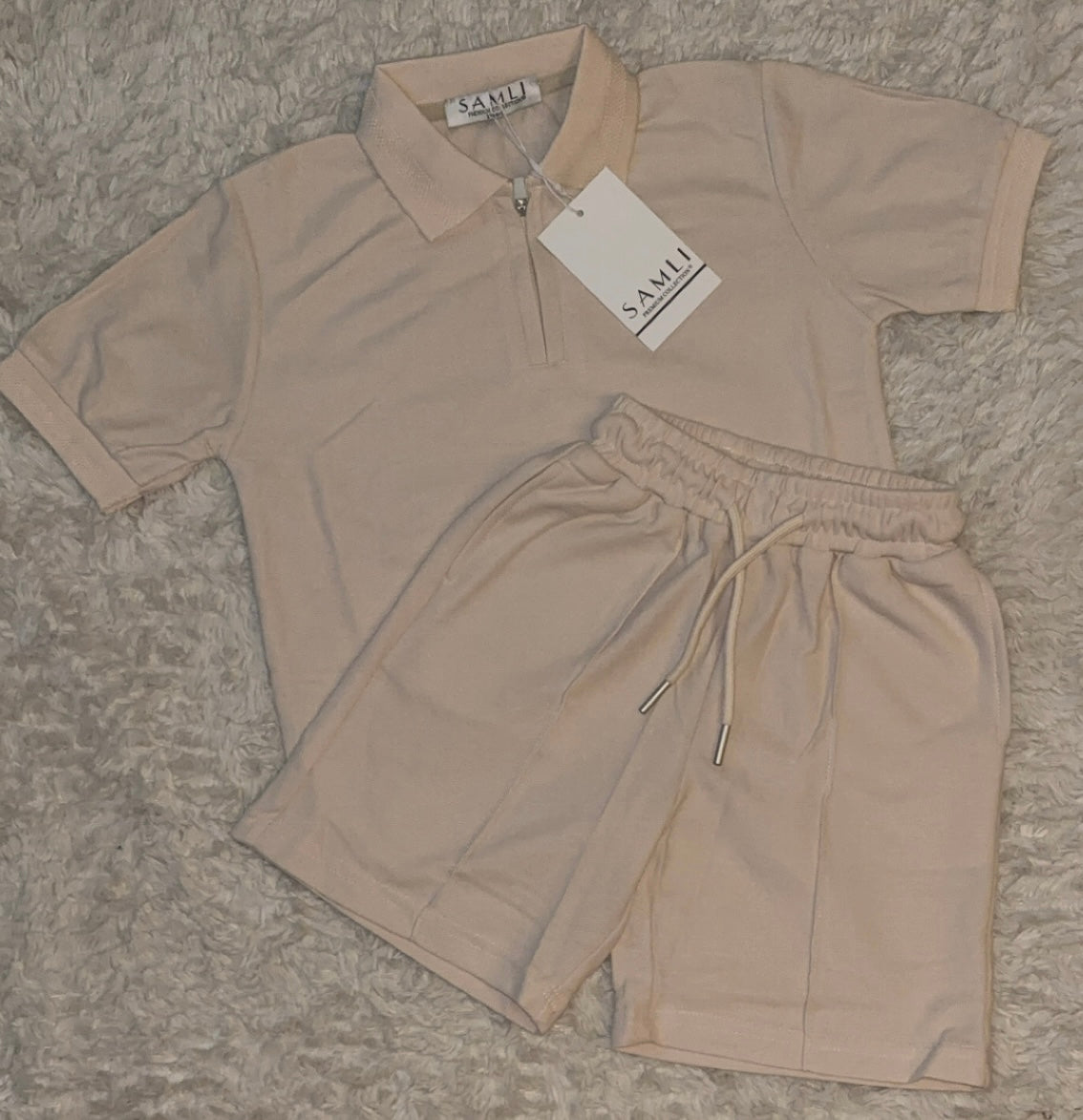 Boys Polo Shorts Set