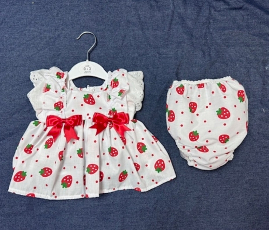Strawberry Dress & Pants