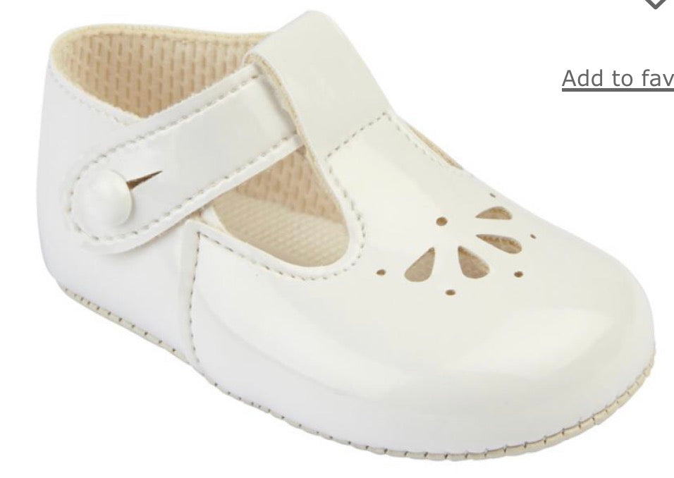 Boys Punched Pattern Baypods - Soft Sole