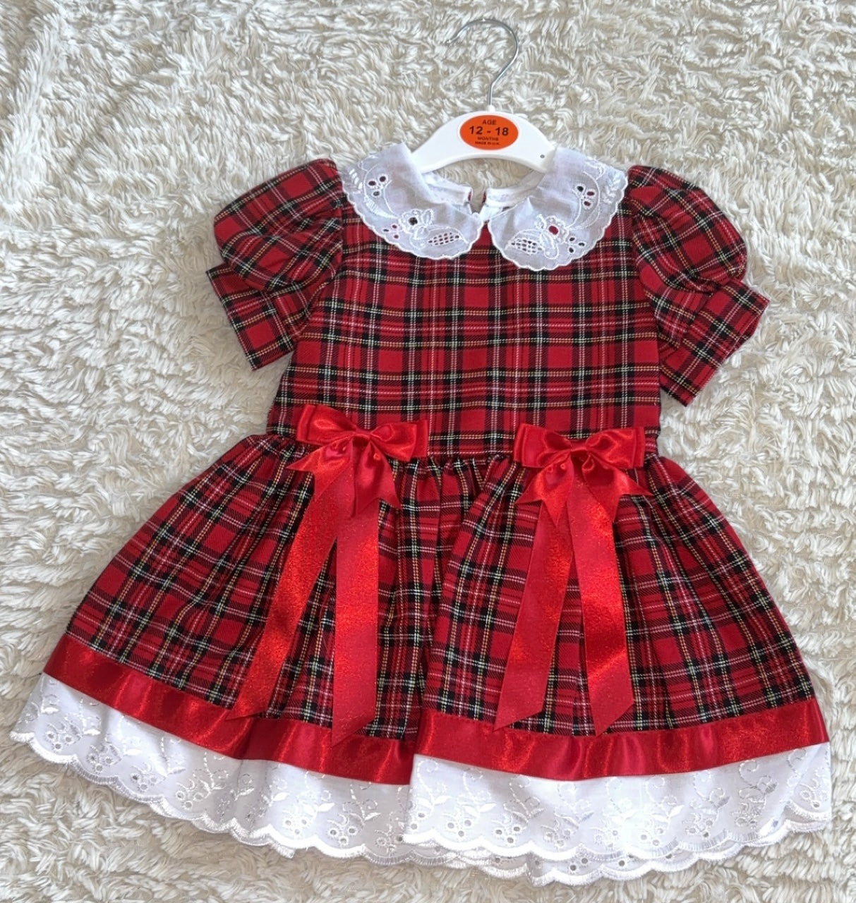 Tartan 2 Bow Dress