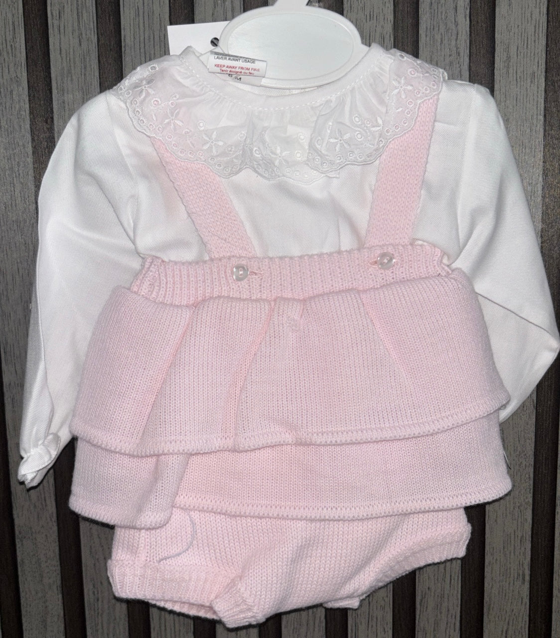 Knitted Romper & Shirt