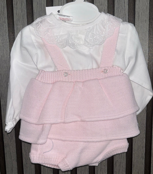 Knitted Romper & Shirt