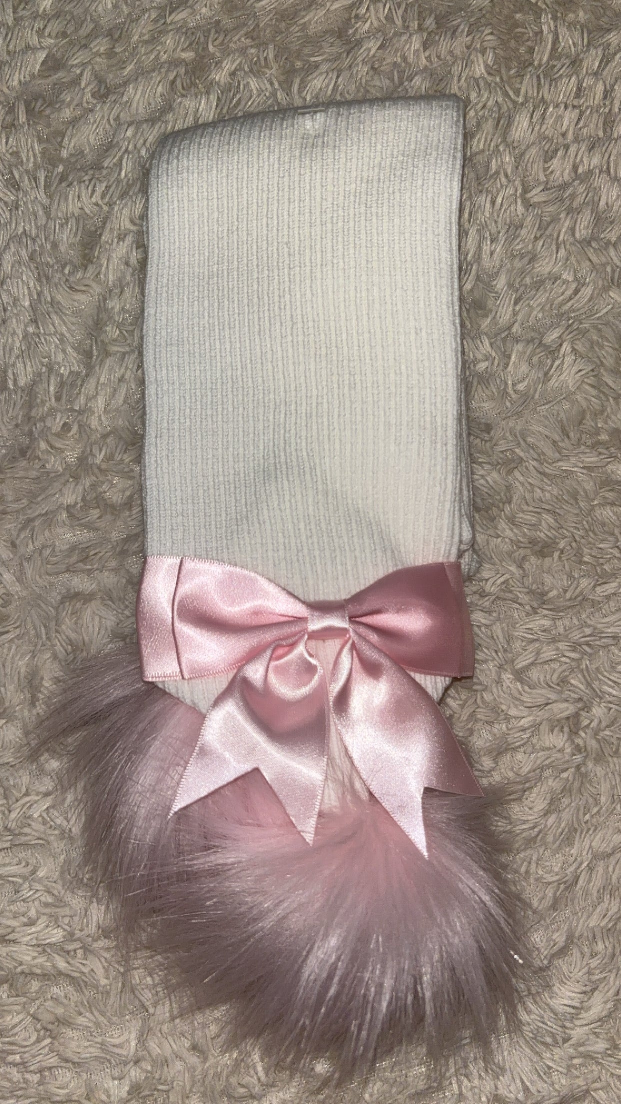Pom Pom Bow Scarves